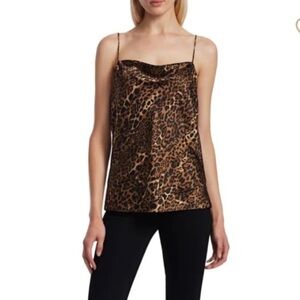 Cami NYC The Axel Cami Top in Leopard Animal M NWT